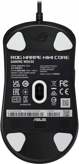 Asus Rog Harpe Mini Core RGB Gaming Maus 12000 DPI Schwarzes