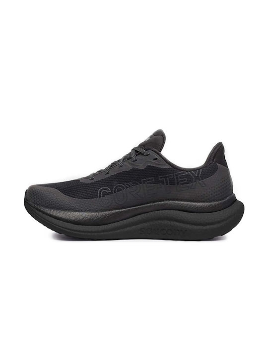Triumph 23 Pantofi sport pentru femei Running Negri Impermeabili cu Membrană Gore-Tex