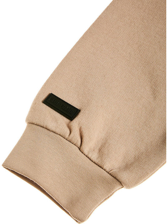 Kids Sweatpants Set With Jacket Beige