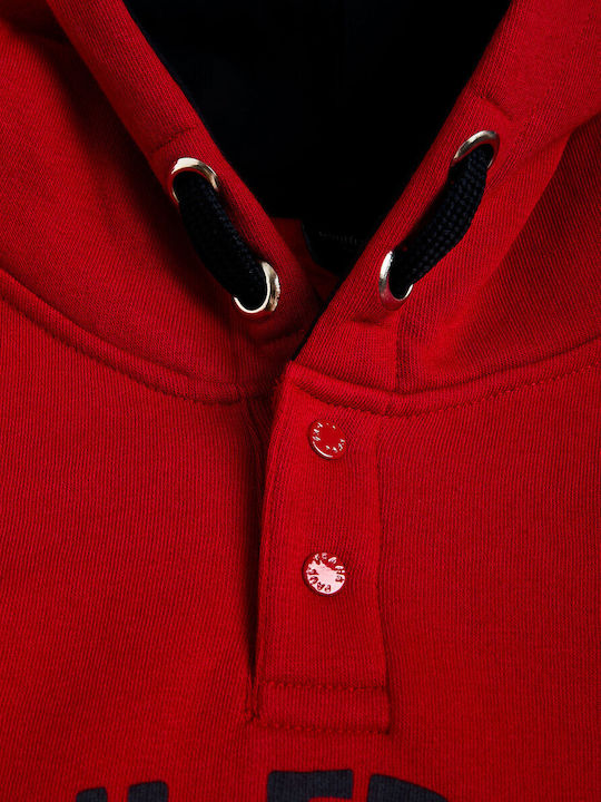 Kids Sweatpants Set With Top Red
