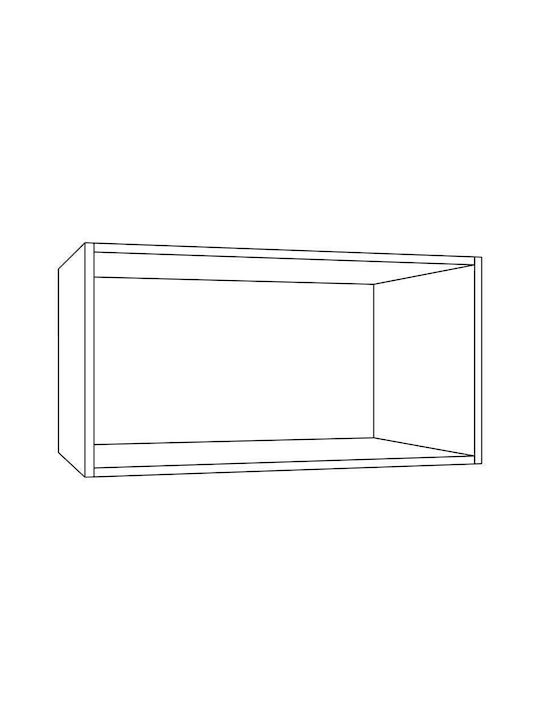 Fylliana Prime Rectangular Loft Closet from Chipboard Artisan 80x52x42cm 863-226-233