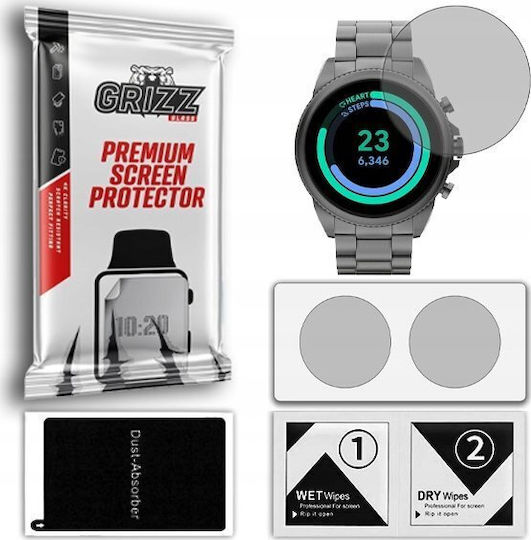 Grizzglass Ματ Μεμβράνη Paperscreen Garmin Descent Mk3i 51mm