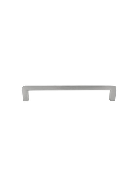 Gtv Bagio Möbelgriff aus Zamak & Metallisch Gebürsteter Stahl Φ8.5mm Lochabstände 320mm UZ-BAGIO-320-06