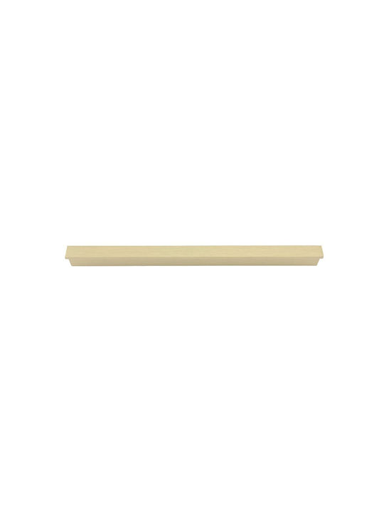 Gtv Gtv Möbelgriff aus Metall in Gold Farbe 18.5mm Lochabstände 160mm UA-PILLAR-160-22