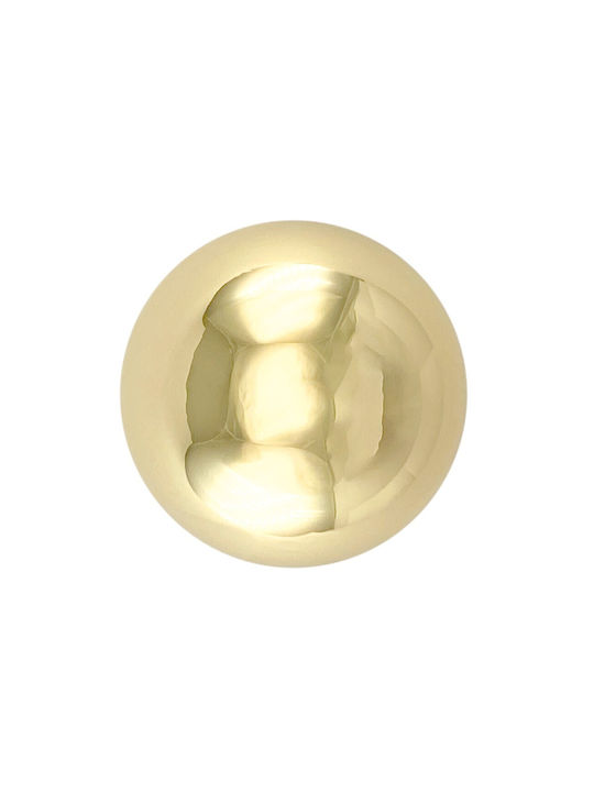 Gtv Nord Möbelgriff aus Zamak in Bronze Farbe Φ23mm GZ-NORD-1-03