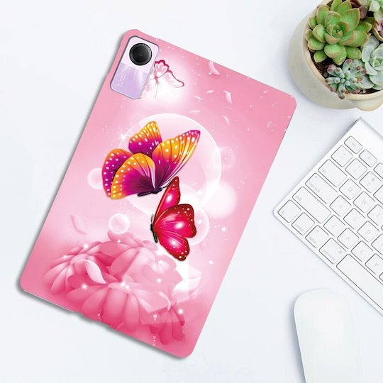 Silikon Hülle Pink Schmetterlinge Xiaomi Redmi Pad 2 11