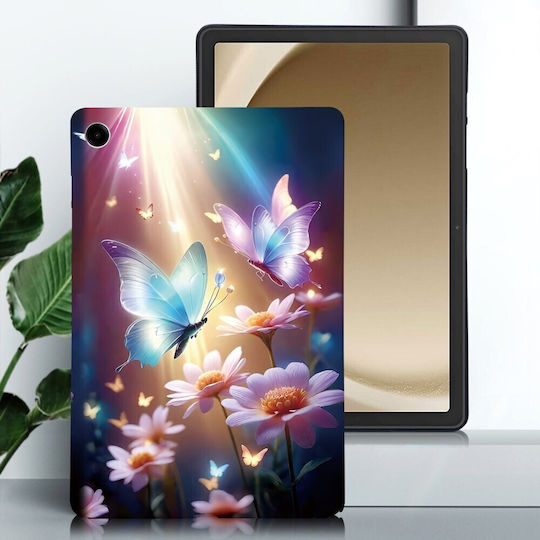 Silikon Hülle Floral Samsung Galaxy Tab A9+/Tab A11+