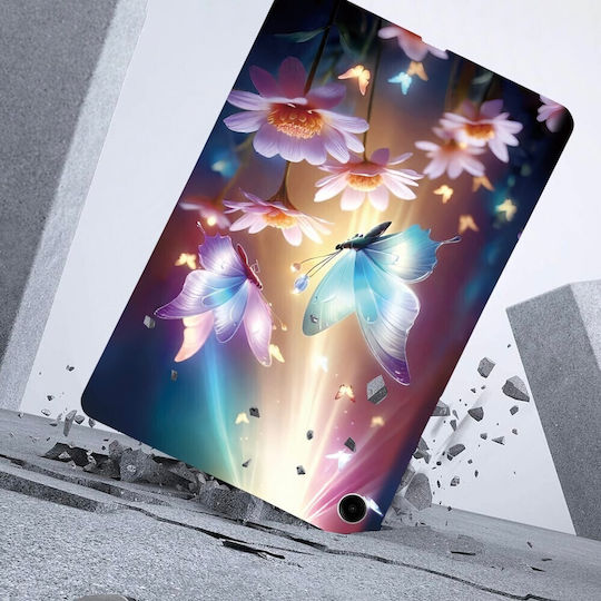 Silikon Hülle Floral Samsung Galaxy Tab A9+/Tab A11+