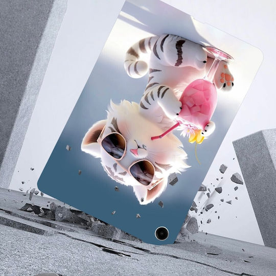Silikon Hülle Cartoon Tiger Für Samsung Galaxy Tab A9+/Tab A11+