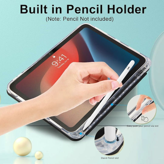 Buchhülle mit Stiftaufnahme Schwarz Apple iPad 10,9" (2022) / iPad 11" (2025)