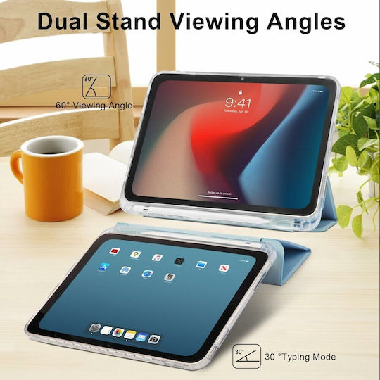 Buchhülle Halterung Stift Hellblau Apple iPad 10,9" (2022) / iPad 11" (2025)