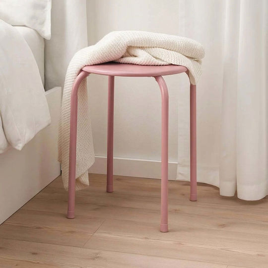 Küchenhocker Mit Stauraum Metallisch Uruno Rosa 37.5x37.5x44cm