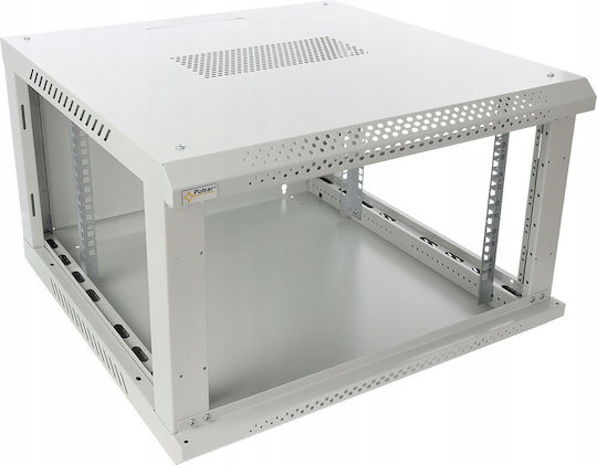 Pulsar Επιτοίχια Καμπίνα Rack 6U 60x60cm Γκρι RWA666-G