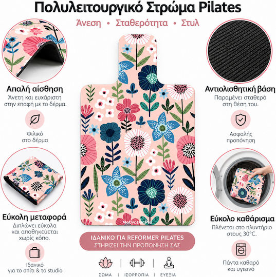 MotivationPro Saltea de Gimnastică pentru Pilates Reformer Roz