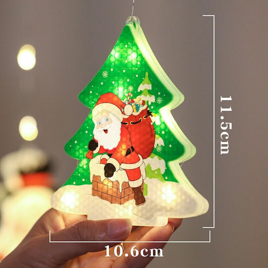 Illuminated Christmas Decorative Tree 11.5cm Gold Illuminated Christmas Decorative Tree 11.5cm Gold