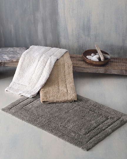 Rythmos Badematte Baumwolle Senna 01 120-105-1803 Ecru 50x80cm