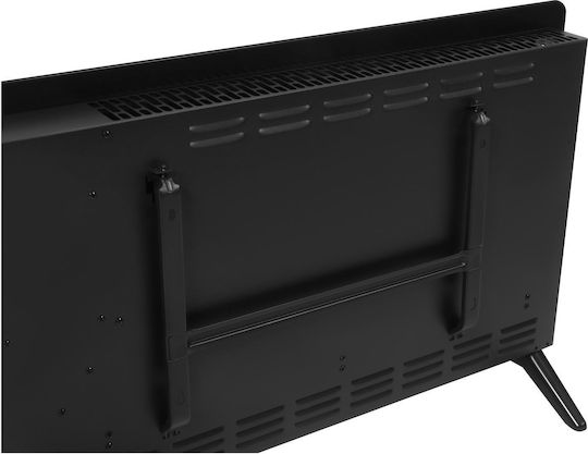 Kraft & Dele Θερμοπομπός Δαπέδου 2500W με Ηλεκτρονικό Θερμοστάτη και WiFi Μαύρος