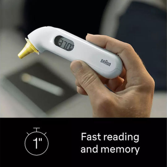 Braun Thermoscan 3 Digital Ear Thermometer Suitable for Babies Brown