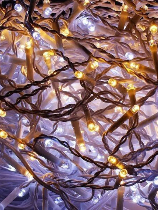 Springos Waterproof LED Garland Lights IP44 14.5m with 300 Warm White Lights