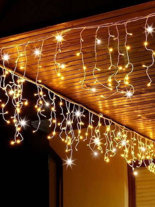 Springos Waterproof LED Garland Lights IP44 14.5m with 300 Warm White Lights