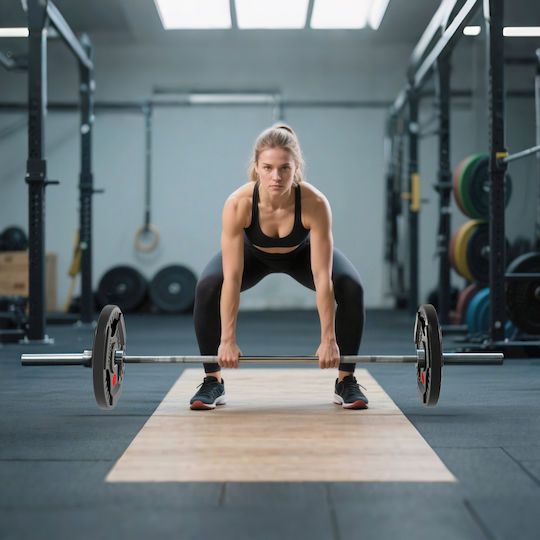 Sportnow Σετ Δίσκοι Λαστιχένιοι 2 x 10kg με Λαβές