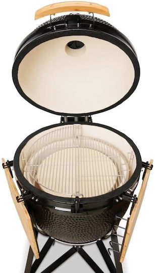 Kamado Joe Grătar ceramic pe cărbune Kamado cu capac 64x64cm
