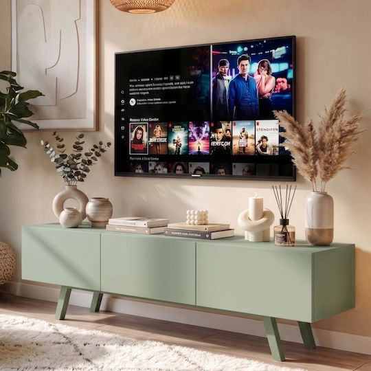 Έπιπλο TV Επιδαπέδιο Πράσινο 180x50x30εκ. Έπιπλο TV Επιδαπέδιο Πράσινο 180x50x30εκ.