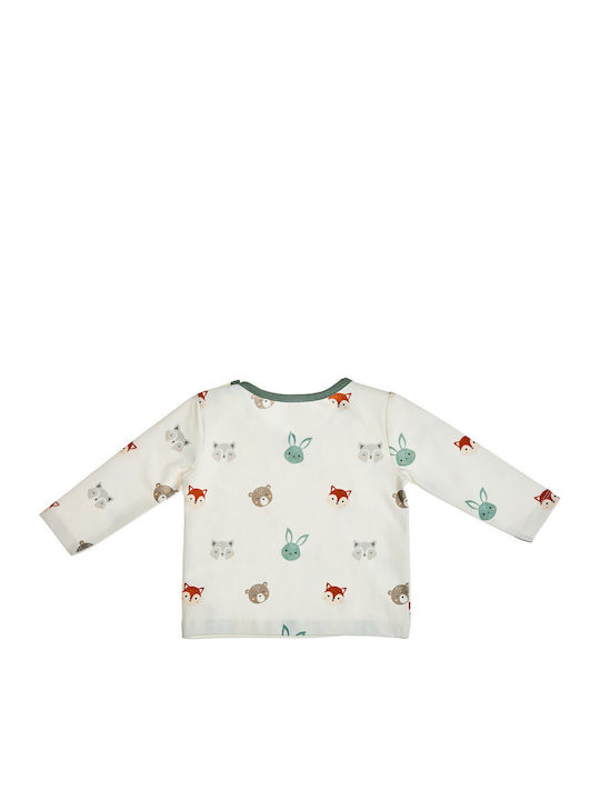 Kids Set With Dungarees Winter 2 Pieces Green 00470975MENTA