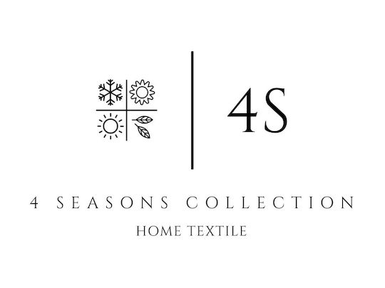 4 Seasons Collection Fächer Schwarz 18cm