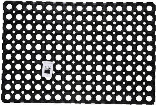 Arti Casa Covoare De Intrare Antiderapante Din Cauciuc Negru 60x40cm Grosime 15mm