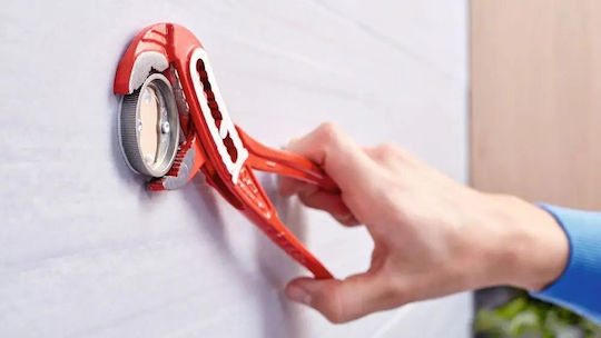 Tesa Metallische Toilettenbürste Badezimmer Silber