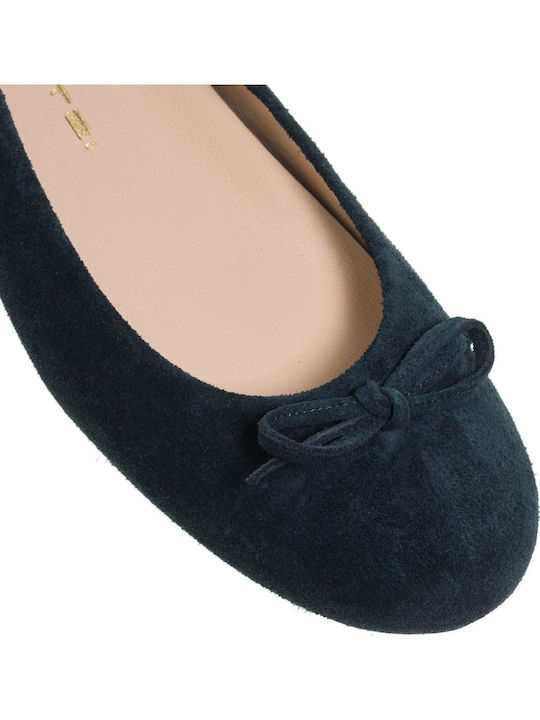 Ladystar Damen Ballerinas Grüne Leder