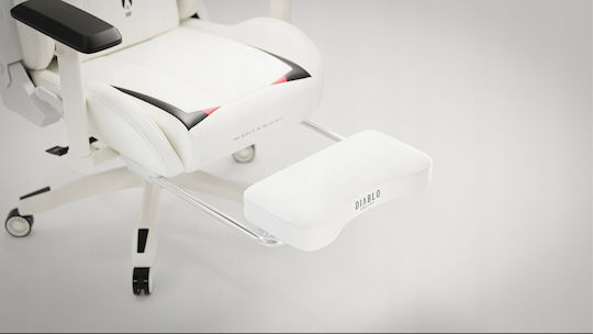 Diablo Chairs Footrest Gaming Chair X-ray 2.0 White-Black
