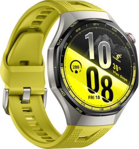 Huawei Watch GT 7 Pro Titanium 46mm Водоустойчив с Пулсомер (Жълт)