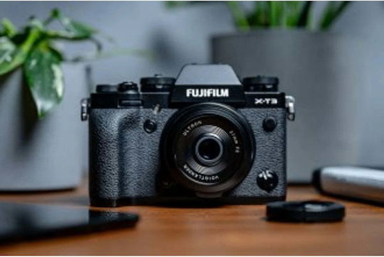 Crop Camera Lens Ultron 27 mm f/2,0 Pancake for Fujifilm X Mount Black