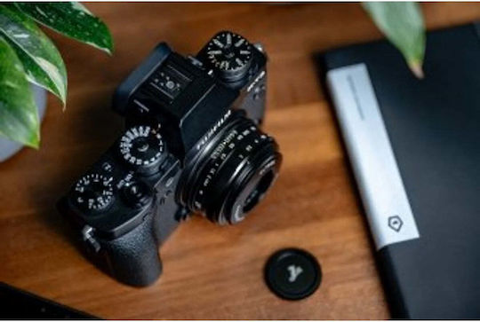 Crop Camera Lens Ultron 27 mm f/2,0 Pancake for Fujifilm X Mount Black