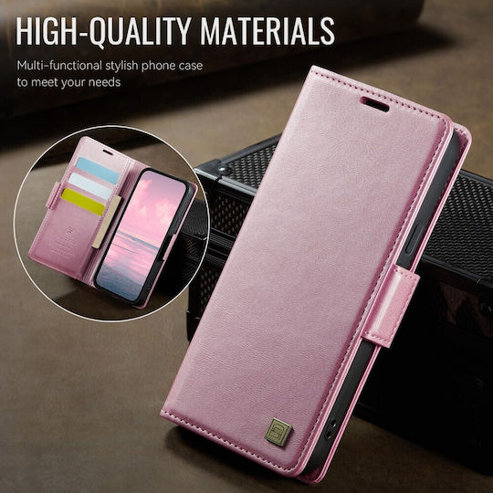 Autspace A11 Retro Wallet Pink Mobile Phone Case For Google Pixel 11 Pro XL