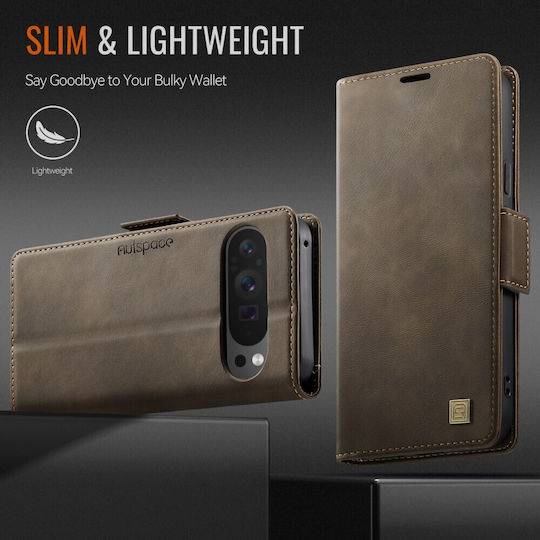 Autspace A11 Retro Wallet Brown Google Pixel 11 Pro XL