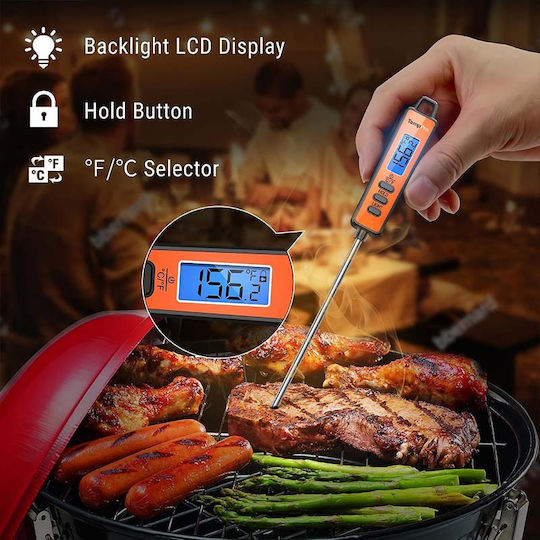 TempPro TP-01A Digital Lebensmittelthermometer mit Sonde -50°C / +300°C
