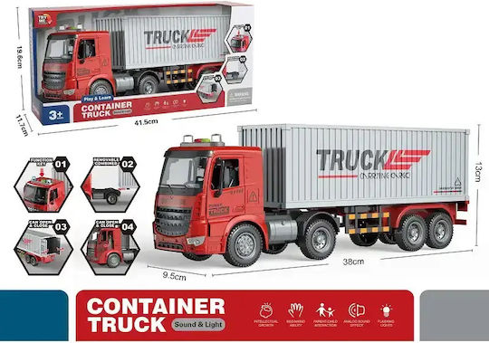 Gounaridis Toys Pull Back Truck for Ages 3+