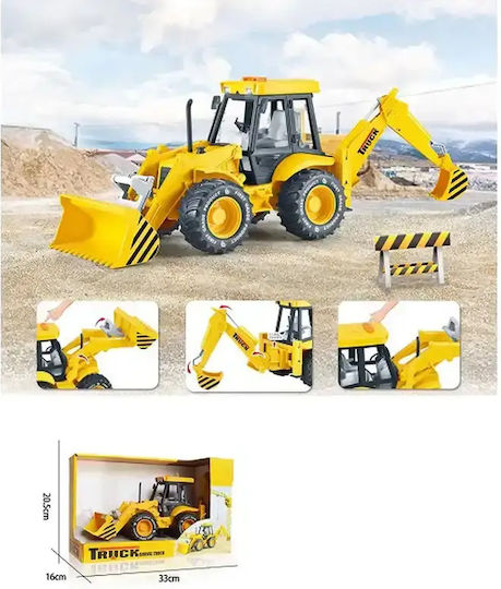 Gounaridis Toys Pull Back Excavator For 3+ Years Old