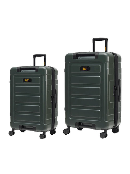 CAT Green Suitcases