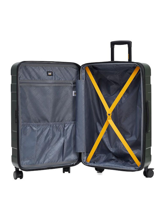 CAT Hard Green Suitcases