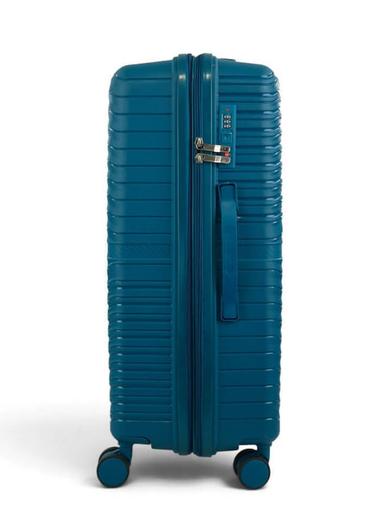 Playful Bags Reise Koffer Hart Petrol Blau Maximale Höhe 60cm Set 2 Stück