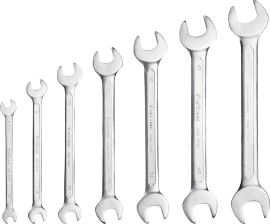Chei Poligonale Deschise Duble Fortum 4730103 6-19mm 7 Bucăți