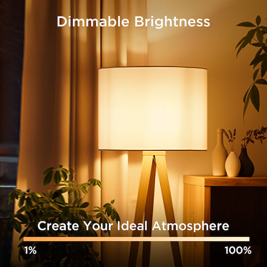 Govee Smart Λάμπα LED για Ντουί E27 Ψυχρό Λευκό 800lm Dimmable