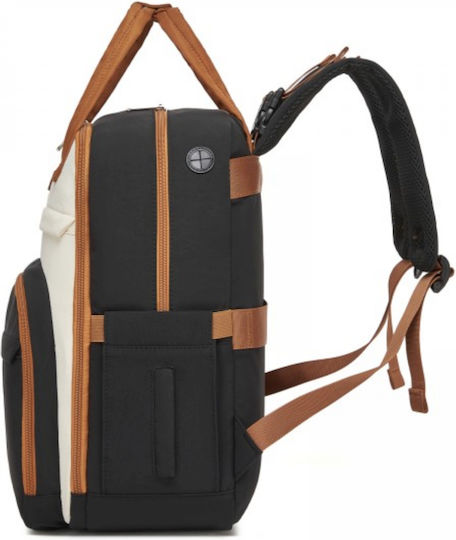 Miss Lulu Wickeltasche Rucksack Schwarze