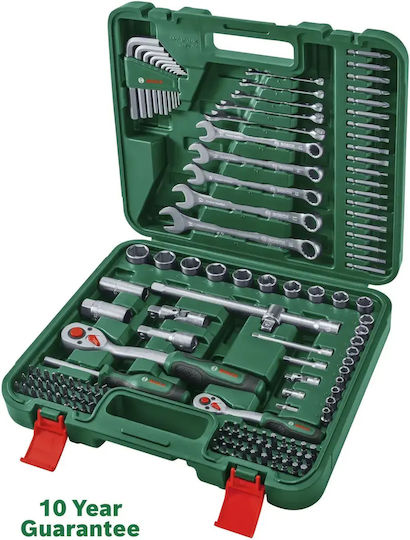 Bosch Cheie cu clichet cu chei tubulare 1\4" & 1\2"