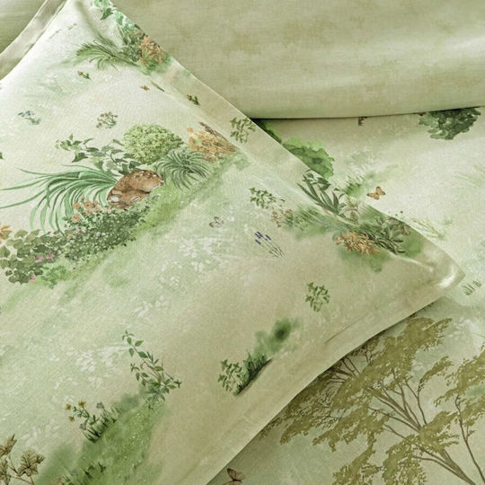 Tac Set Huse Pentru Pilote Dublu 200x220cm Verde Tac Set Huse Pentru Pilote Dublu 200x220cm Verde