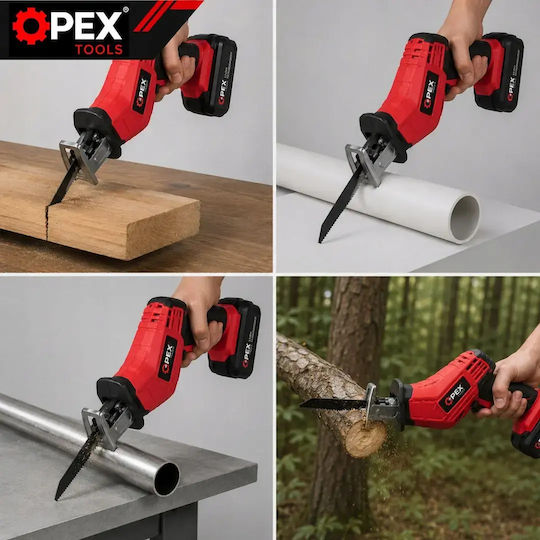 Opex Tools OPX28013 Reciprocating Saw 21V 2x1.5Ah